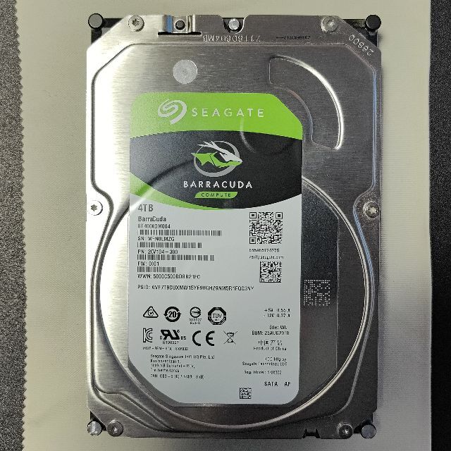 【内蔵3.5インチHDD】ST4000DM004-2CV104【4TB】