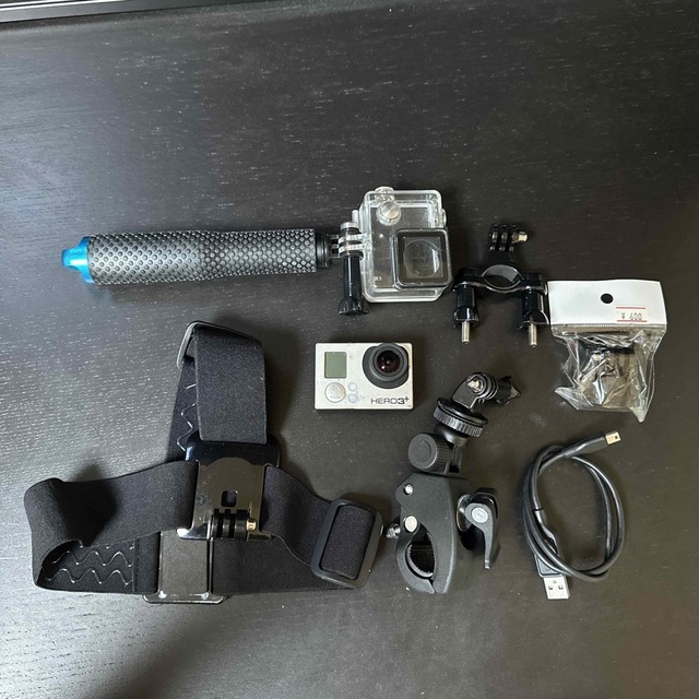 GoPro(ゴープロ)のGoPro HERO3+ セット スマホ/家電/カメラのカメラ(コンパクトデジタルカメラ)の商品写真