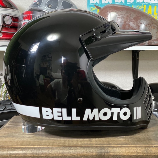☆BELL Moto-3 ベル モト3 ヘルメット グロスブラック/L 買い誠実