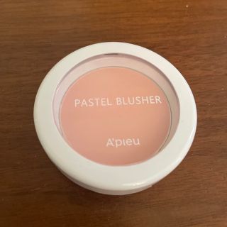 アピュー(A'pieu)のアピュー✨PASTEL  BLUSHER✨PK07✨数回使用(チーク)