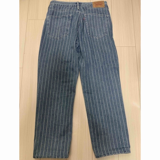 32 supreme levi's pinstripe 550 jeans