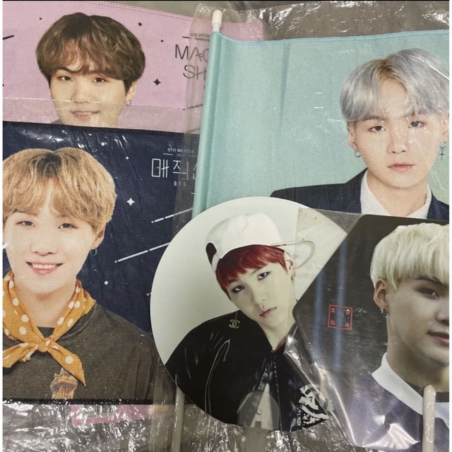 BTS バンタン ユンギ suga うちわ フラッグ まとめ売り