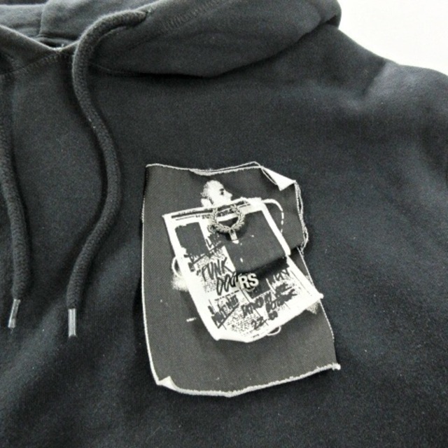 RAF SIMONS PUNKETTE HOODIE パーカー　L ブラック