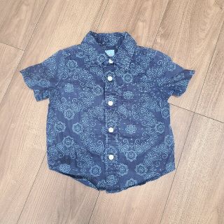 ベビーギャップ(babyGAP)のbabyGap　ペイズリーシャツ　80(シャツ/カットソー)