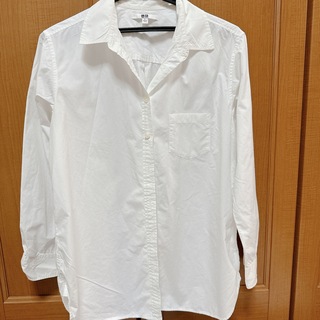 UNIQLO ホワイトシャツ(シャツ/ブラウス(長袖/七分))