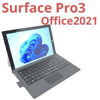 マイクロソフト(Microsoft)の美品surface Pro3 Win11 4G/128G Office2021(ノートPC)