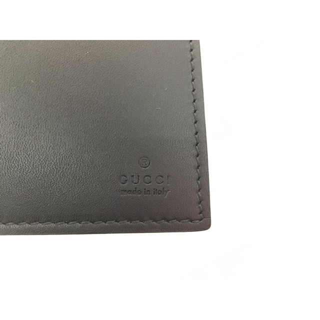 Gucci(グッチ)の▼▼GUCCI グッチ メンズ 二つ折り長財布 ブルームス  408811 ブラック ハンドメイドのファッション小物(財布)の商品写真