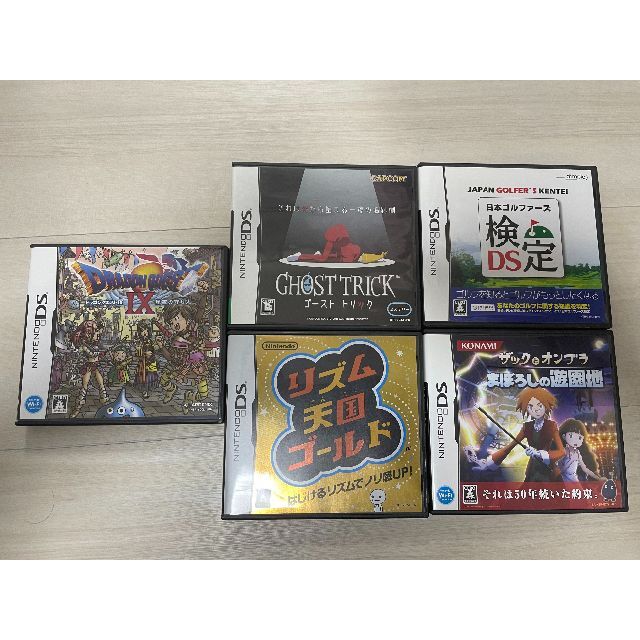 任天堂(ニンテンドウ)の【割引中】任天堂DS ソフト５本セット エンタメ/ホビーのゲームソフト/ゲーム機本体(携帯用ゲームソフト)の商品写真