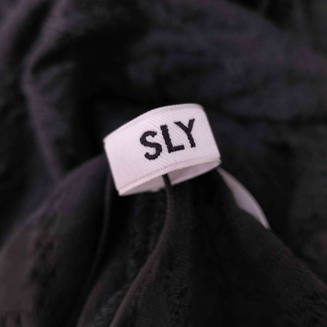 SLY(スライ)のSLY(スライ) ラッフルカットレーストップス レディース トップス レディースのトップス(シャツ/ブラウス(長袖/七分))の商品写真