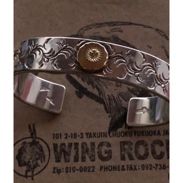 ウィングロック　バングル　唐草 ウィングロック バングル ライン唐草 wingrock wing rock