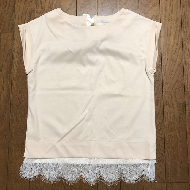 31 Sons de mode(トランテアンソンドゥモード)の新品　31 Sons de mode バックリボンレーストップス レディースのトップス(カットソー(半袖/袖なし))の商品写真