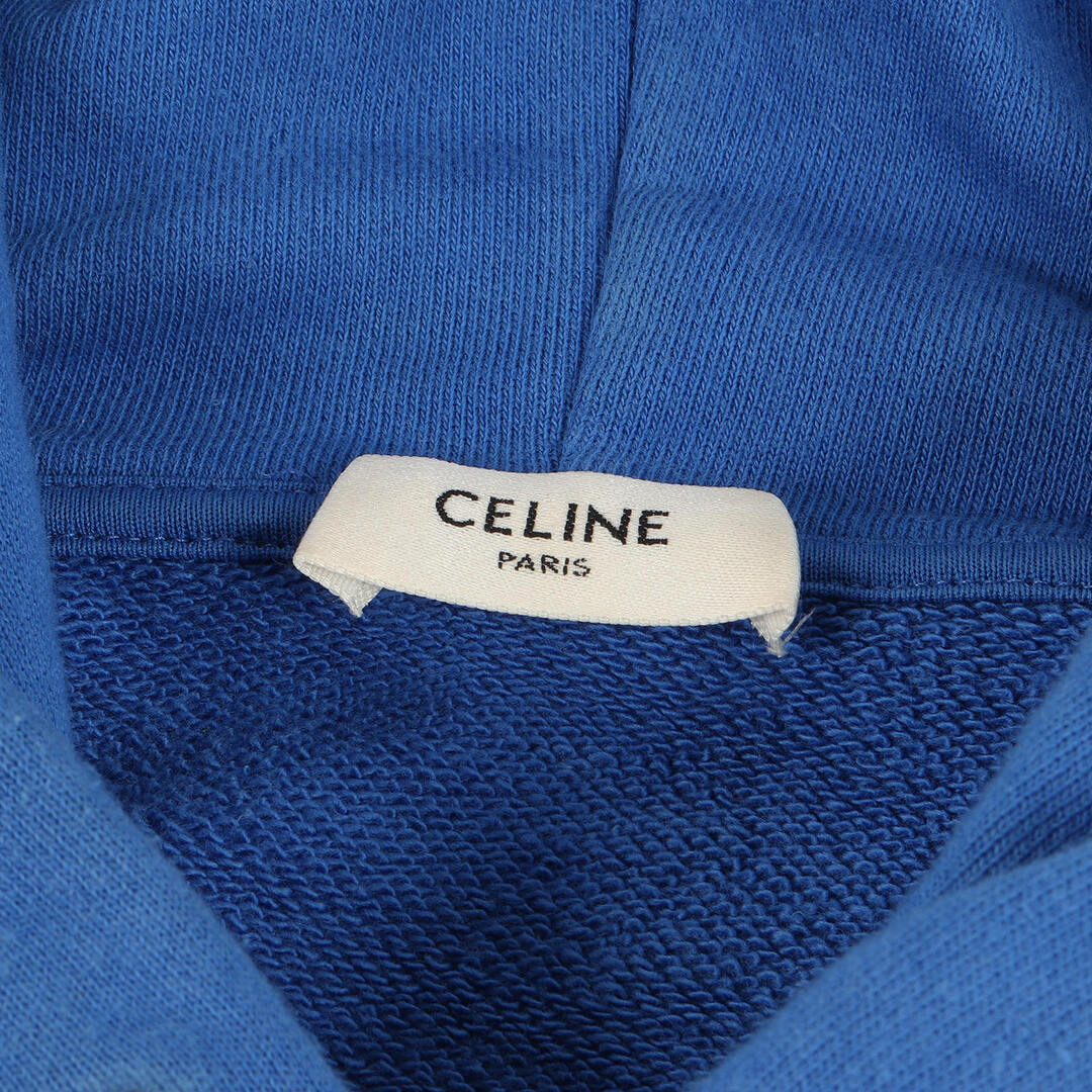 CELINE セリーヌ 21SS LOOSE HOODIE WHIT HOOD LOGO 2Y499052H フードロゴスウェットプルオーバーパーカー ピンク