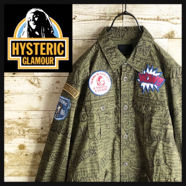 hystericglamour ヒステリックグラマー ワンピース 刺繍 ロゴ満載