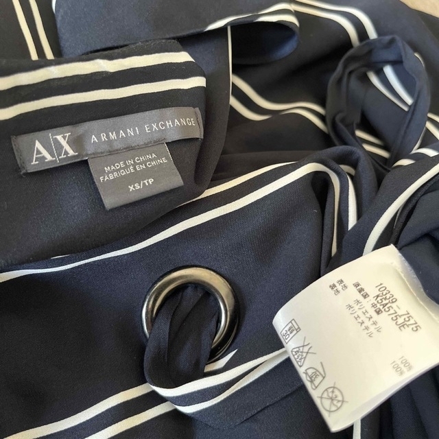 ARMANI EXCHANGE(アルマーニエクスチェンジ)のARMANI EXCHANGE アルマーニエクスチェンジ デザインワンピース レディースのワンピース(ひざ丈ワンピース)の商品写真