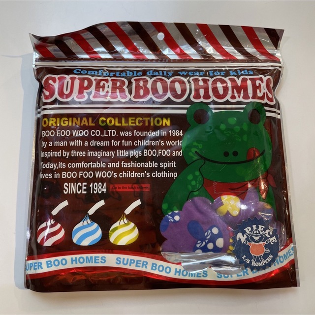 BOOFOOWOO(ブーフーウー)の《新品》定価3,600円　ブーフーウー　ベビー　新生児　ロンパース　肌着　長袖 キッズ/ベビー/マタニティのベビー服(~85cm)(ロンパース)の商品写真