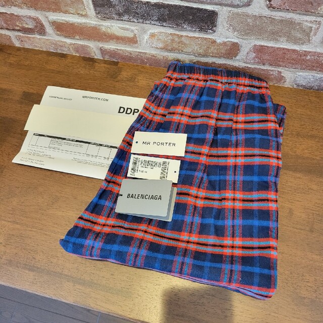 BALENCIAGA★Checked Flannel Trouserバレンシアガ