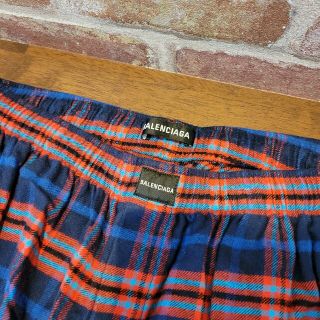 きれい BALENCIAGA☆Checked Flannel Trouserバレンシアガ - crumiller.com