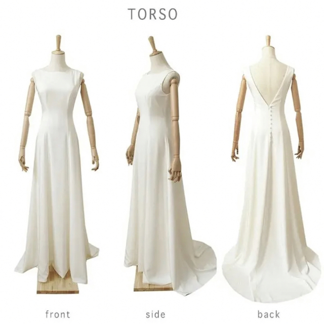 FURNAウェディングドレス 前撮り スレンダードレス　XS レディースのフォーマル/ドレス(ウェディングドレス)の商品写真