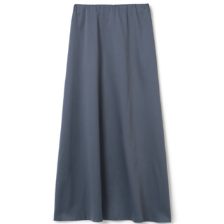M7days 新品 タグ付き マットサテンスカート(ロングスカート)