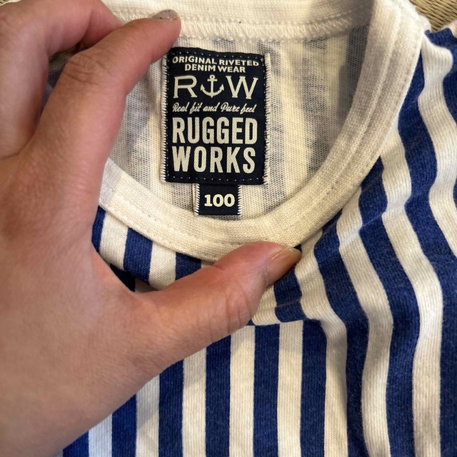 RUGGEDWORKS(ラゲッドワークス)のフリルノースリ　RUGGEDWORKS ﾗｹﾞｯﾄﾞﾜｰｸｽ キッズ/ベビー/マタニティのキッズ服女の子用(90cm~)(Tシャツ/カットソー)の商品写真