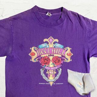JVB TEE JAY ビンテージ 90s紫 ブートヒル　バイク　ウィーク T(Tシャツ/カットソー(半袖/袖なし))