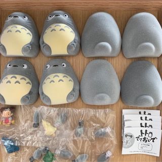 ジブリ(ジブリ)のトトロでておいで　コンプリート　ガチャガチャ　メイちゃん　中トトロ　小トトロ(キャラクターグッズ)