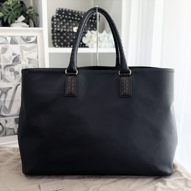 BOTTEGAVENETA ビジネスバッグ マルコポーロ メンズ ネイビー-