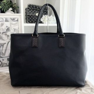 ボッテガヴェネタ(Bottega Veneta)のボッテガヴェネタ　マルコポーロ　黒　ビジネスバッグ　PVC(ビジネスバッグ)