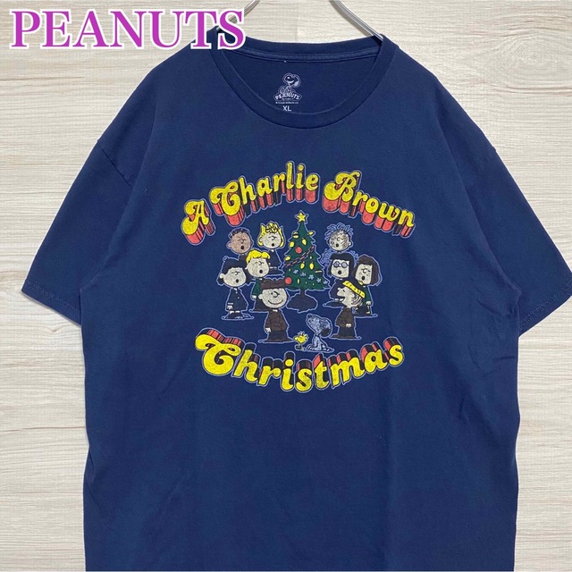 PEANUTS(ピーナッツ)の【入手困難】PEANUTS スヌーピー　Tシャツ　XL 一点物　キャラクター メンズのトップス(Tシャツ/カットソー(半袖/袖なし))の商品写真