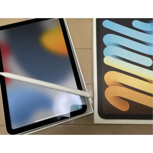 Appleセット】iPadmini第6世代SIMフリー＋pencil＋クロス-
