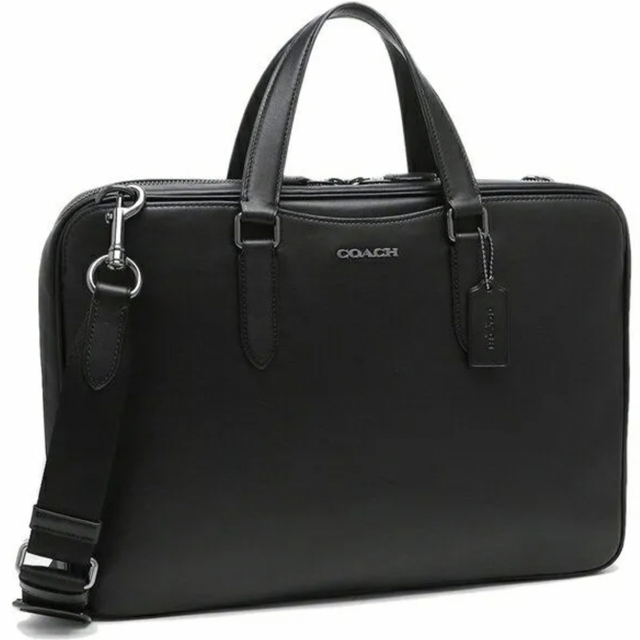 coach コーチ ビジネス ブリーフケース 牛革 新品 ブラック タグ付き