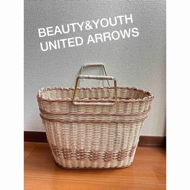 BEAUTY&YOUTH UNITED ARROWS(ビューティアンドユースユナイテッドアローズ)のBEAUTY&YOUTH UNITED ARROWS メタルハンドルかごバッグ レディースのバッグ(かごバッグ/ストローバッグ)の商品写真