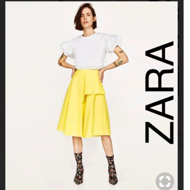 ZARA(ザラ)のザラ　変形スカート レディースのスカート(ひざ丈スカート)の商品写真