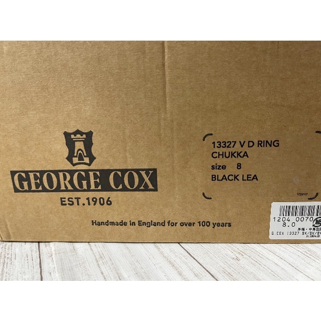 GEORGE COX - 新品未使用ジョージコックスイングランド3Dリングの