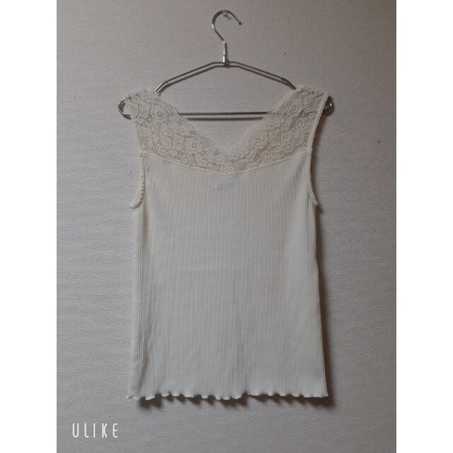 OLIVEdesOLIVE - OLIVE des OLIVE♡レースタンクトップF クリーム色2回