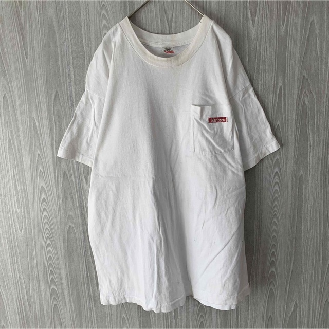 マルボロ フルーツオブザルーム 半袖ポケットTシャツワンポイントロゴUSA製