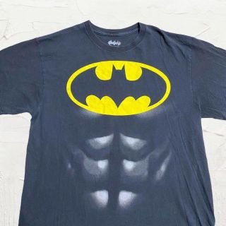 JUI BATMAN ビンテージ  黒 バットマン　腹筋　DCコミック Tシャツ(Tシャツ/カットソー(半袖/袖なし))