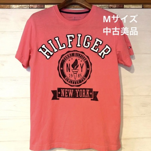 TOMMY HILFIGER(トミーヒルフィガー)のトミーヒルフィガー　半袖Ｔシャツ　Mサイズ　中古美品 メンズのトップス(Tシャツ/カットソー(半袖/袖なし))の商品写真