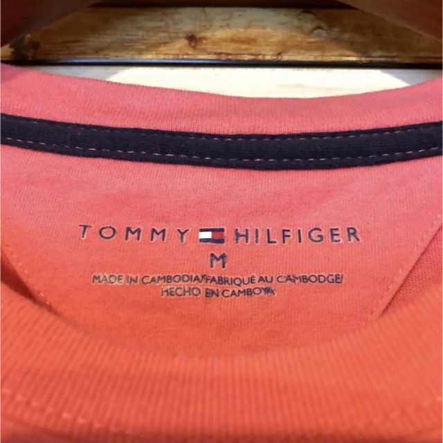 TOMMY HILFIGER(トミーヒルフィガー)のトミーヒルフィガー　半袖Ｔシャツ　Mサイズ　中古美品 メンズのトップス(Tシャツ/カットソー(半袖/袖なし))の商品写真