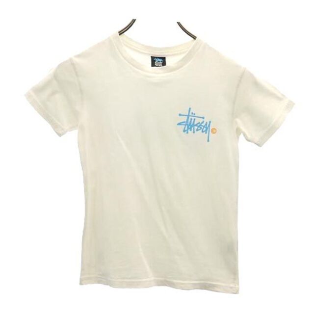 STUSSY - ステューシー 半袖 Tシャツ 130 白系 STUSSY バック ロゴ