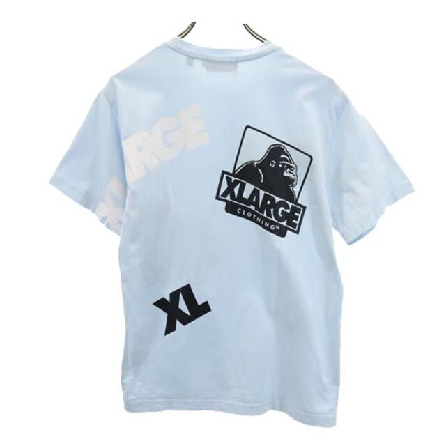 エクストララージ 半袖 Tシャツ S ブルー系 XLARGE ロゴプリント メンズ 【中古】 【230504】