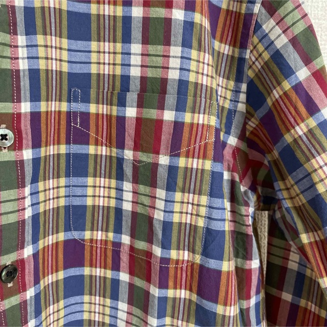 BEAMS(ビームス)の【美品】BEAMSビームス コットン 長袖チェックシャツ メンズのトップス(シャツ)の商品写真