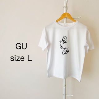 ジーユー(GU)の【ラクマパック】GU Tシャツ L(Tシャツ(半袖/袖なし))