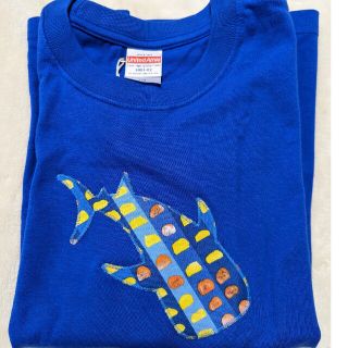 夏　海　ジンベイザメ　パッチワーク　T シャツ　140cm　石垣島(Tシャツ/カットソー)