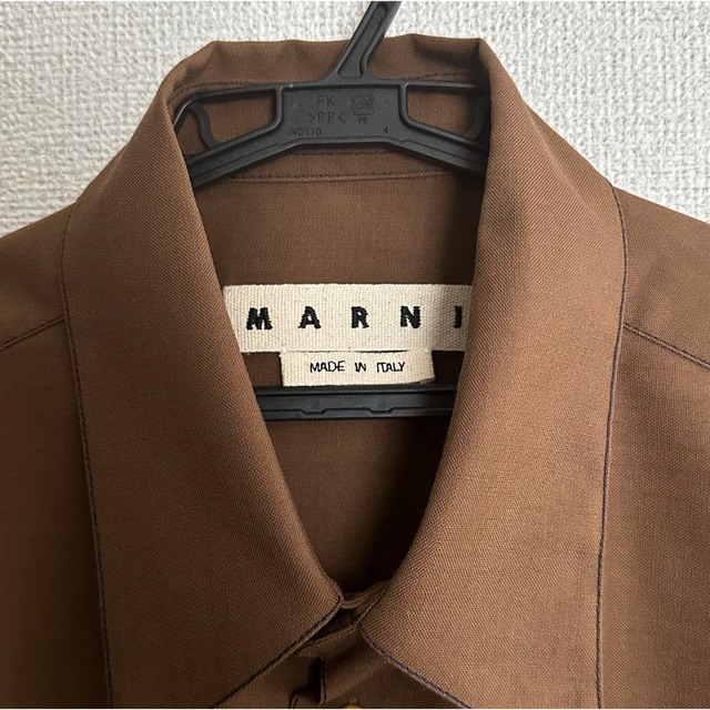 MARNI 18aw トロピカルウールステッチシャツ 46 人気商品 www.skytrac.ca