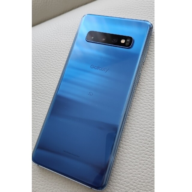 Galaxy(ギャラクシー)のSamsung（サムスン）　Galaxy S10 128GB SIMロック解除済 スマホ/家電/カメラのスマートフォン/携帯電話(スマートフォン本体)の商品写真