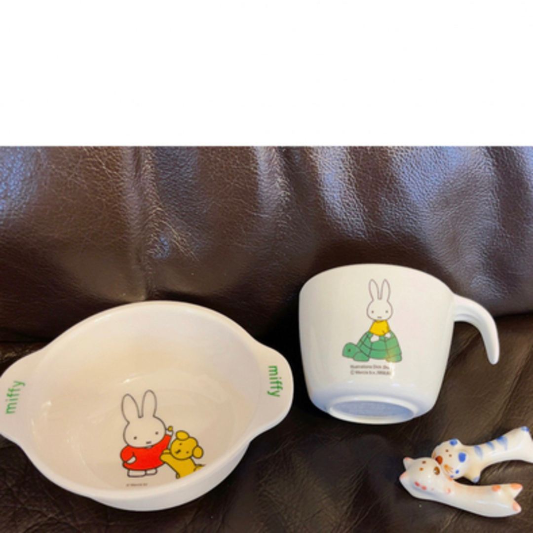 miffy(ミッフィー)のメラミン製ベビー食器　ミッフィー キッズ/ベビー/マタニティの授乳/お食事用品(離乳食器セット)の商品写真