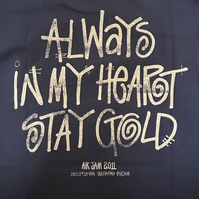 激レア】air jam 2011 stussy stay gold Tシャツ | angeloawards.com