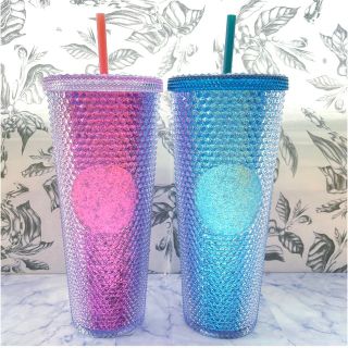 1セットのみ*スターバックス韓国 スタッズコールドカップ 2個セット