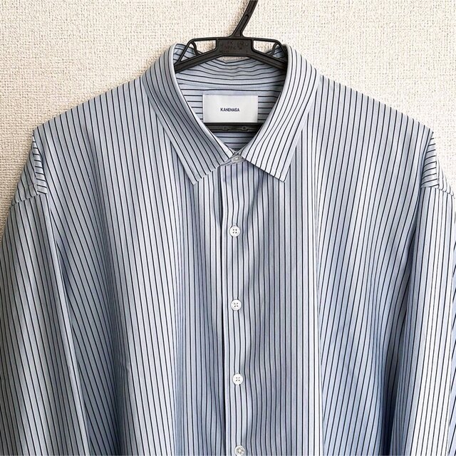 Kanemasa Pencil Stripe Dress JerseyShirt 1